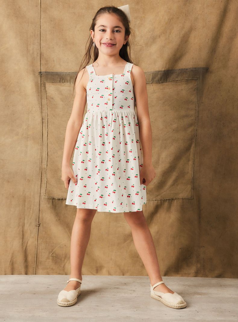 TRIBU VESTIDO ESTAMPADO BOTONES