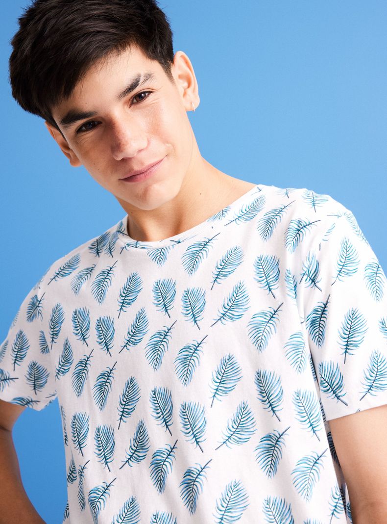 Polera Estampada Tropical-1