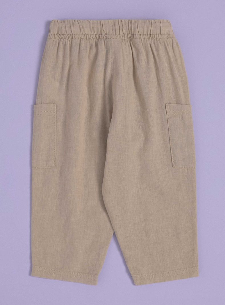 Pantalón con Bolsillos Laterales y Cordón-1