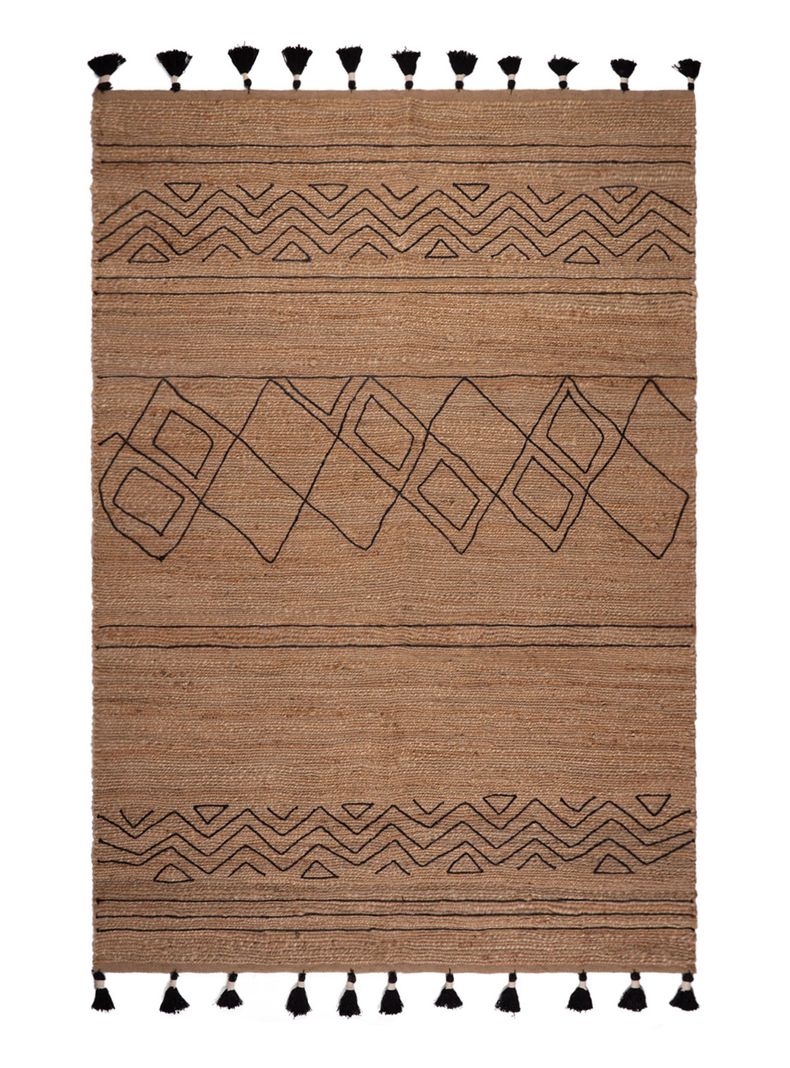 Alfombra Yute Ethnic Natural 190x290 cm-0