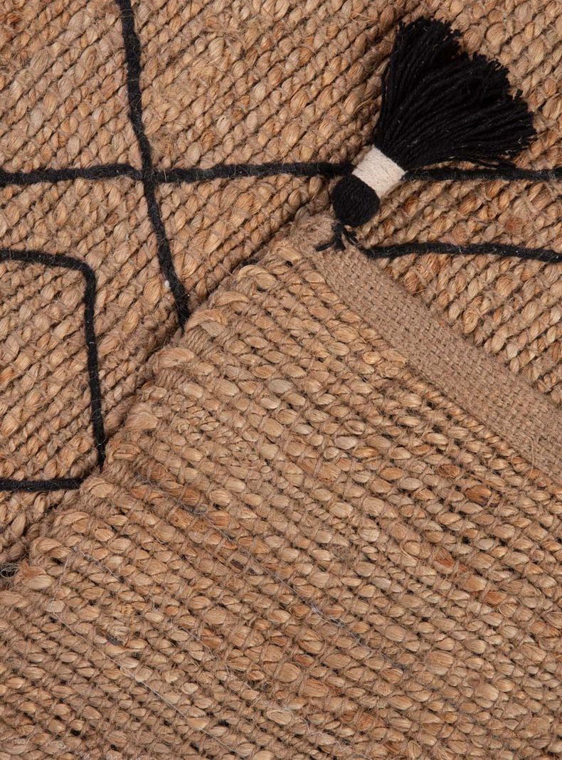 Alfombra Yute Ethnic Natural 190x290 cm-2