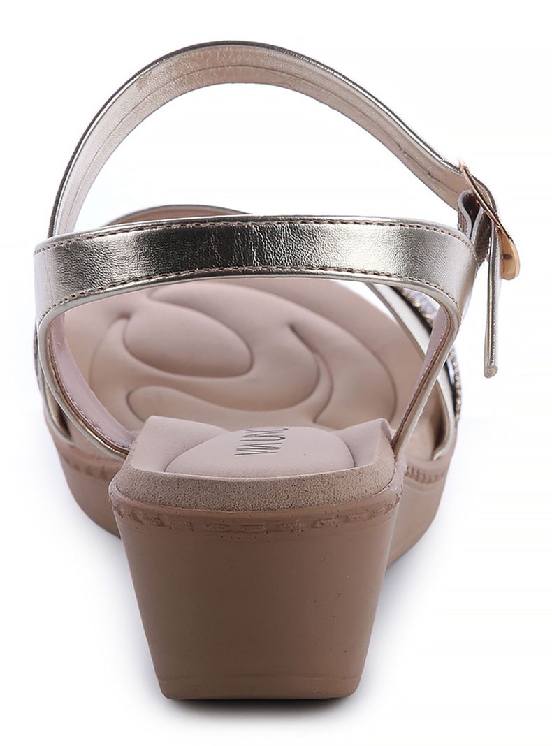 Sandalia de Vestir Detalle Glitter Mujer-4