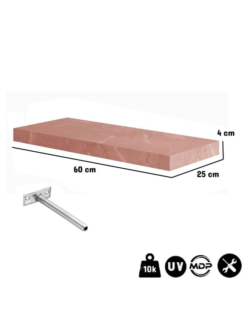 Repisa Tendenza 60 cm Rosado-1