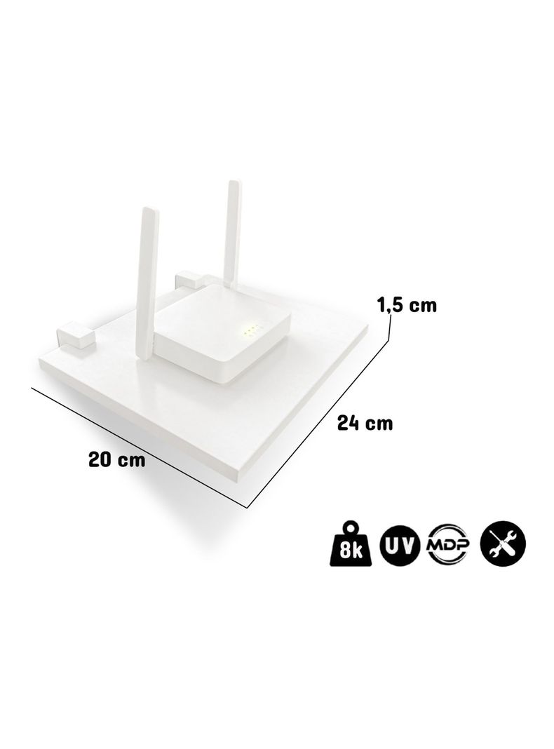 Pack 2 Repisas Blanco Router-1