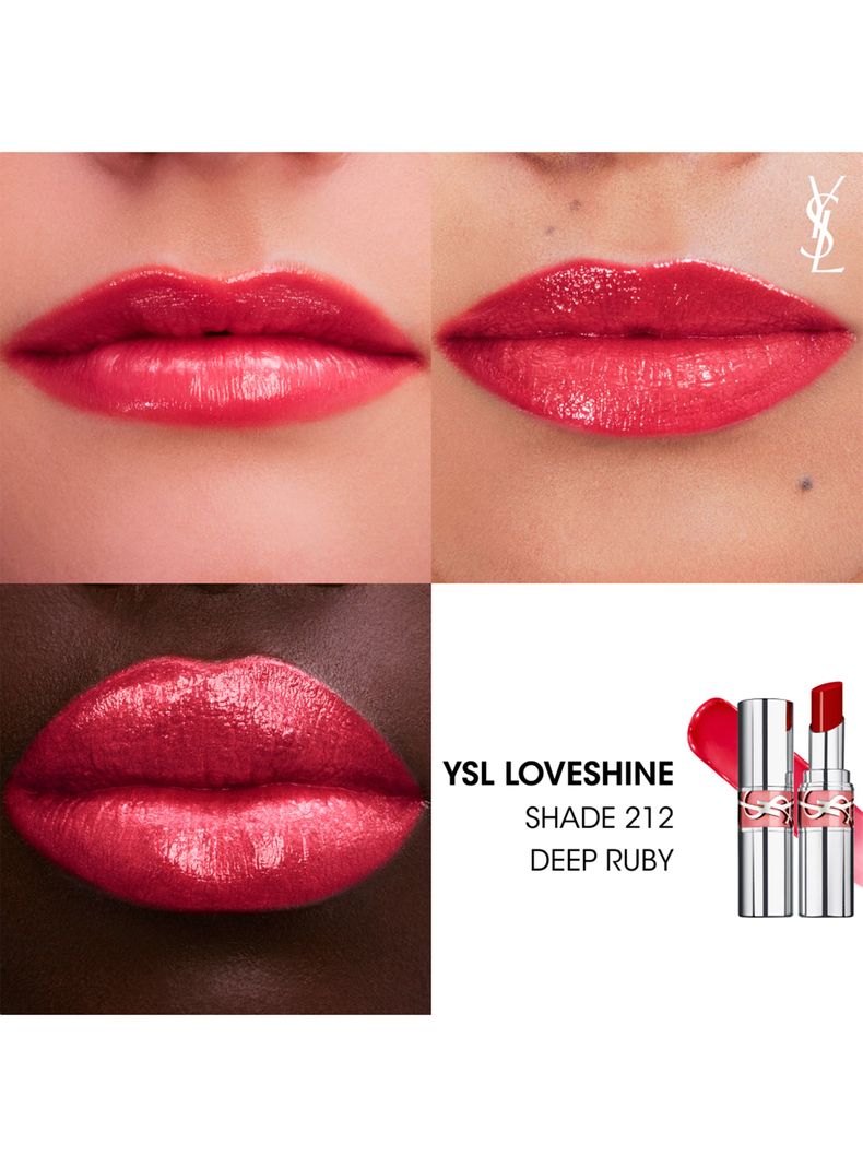 Labial YSL Loveshine 212 Deep Ruby Yves Saint Laurent-2