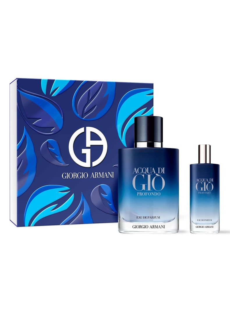 Set Perfume Acqua Di Gio Profondo EDP Hombre 100 ml + 15 ml Giorgio Armani-1