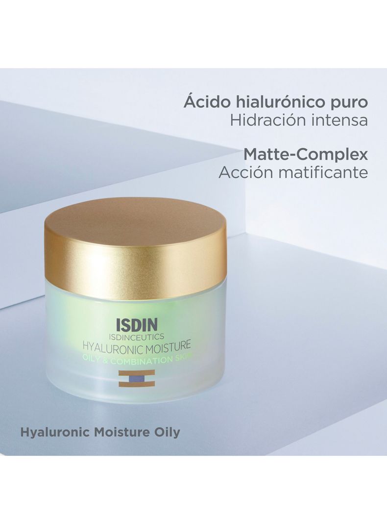 Isdinceutics Crema Facial Hyaluronic Moisture Oily & Combination Skin 50 g-2