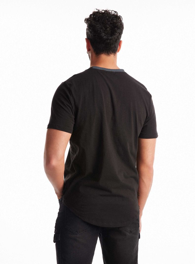 Polera Long Fit Print Manchas-1