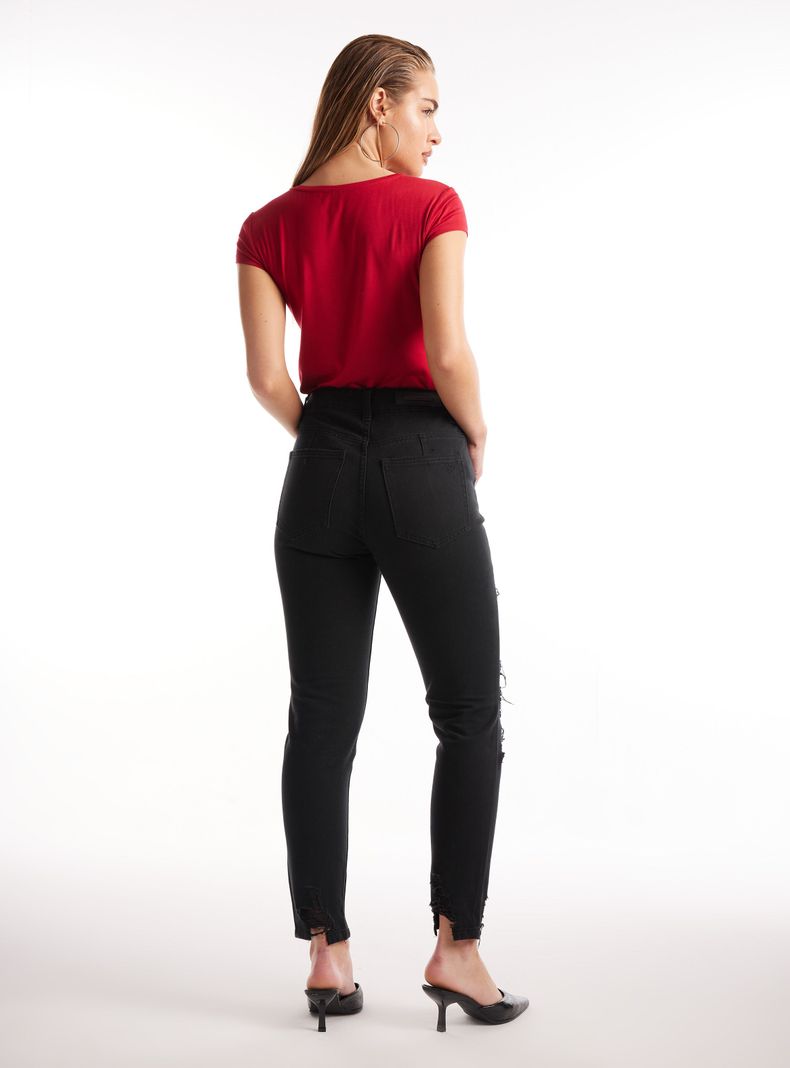 Jeans Slim Mom Fit Full Roturas-5