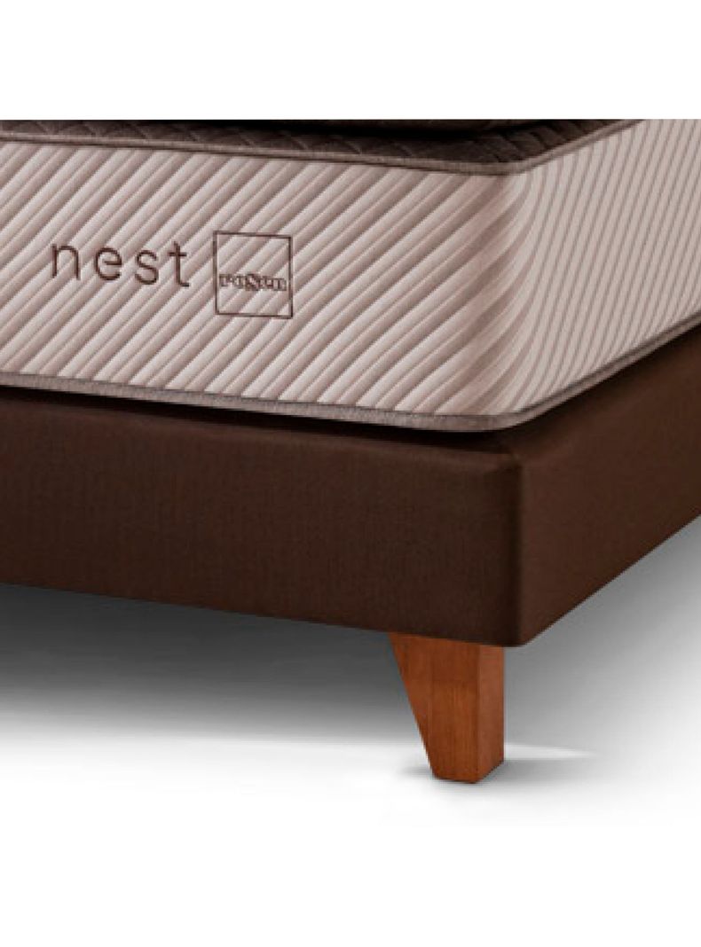 Cama Europea Nest 2 Plazas Base Dividida + Set de Muebles Dolce-4