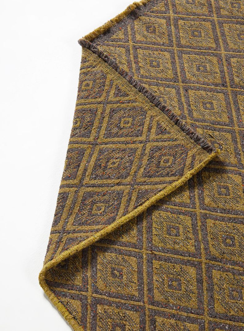 Alfombra Ecoreciclada 165x210 cm Amarillo Gris-3