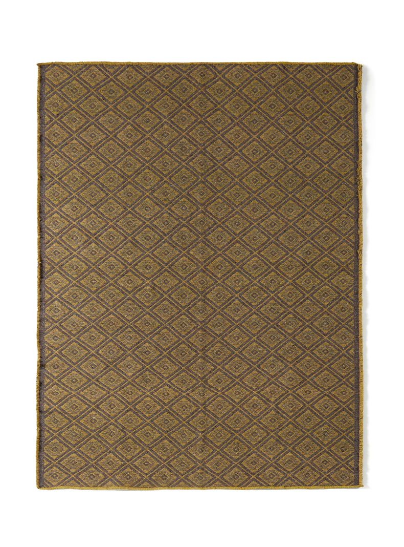Alfombra Ecoreciclada 165x210 cm Amarillo Gris-0