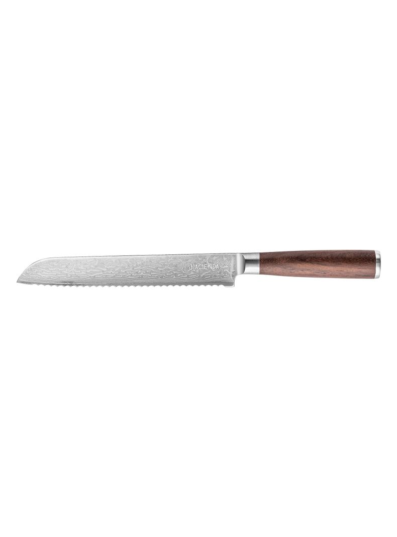 Cuchillo Pan Damascus Rose-0