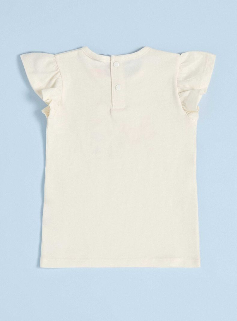 Polera Vuelos en la Sisa y Estampado Glitter-1