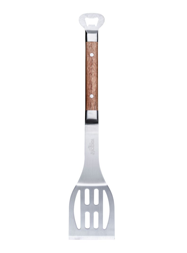 Set 4 Utensilios Asado Acero Acacia-1