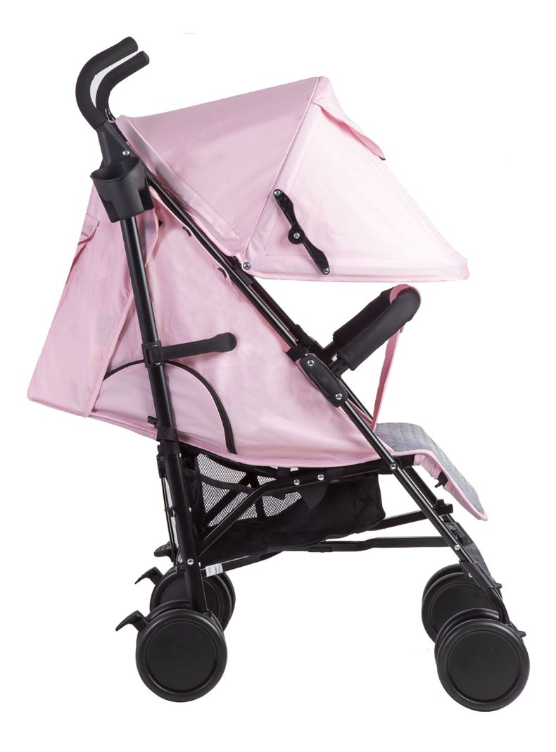 Coche Paragua Kronos Rosado Bebesit-2
