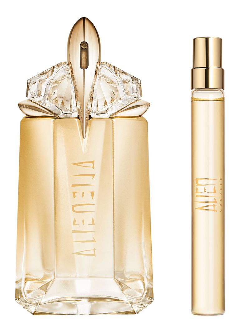 Set Perfume Mugler Alien Goddes EDP 60 ml + Body Lotion 50 ml + Mini 10 ml-1