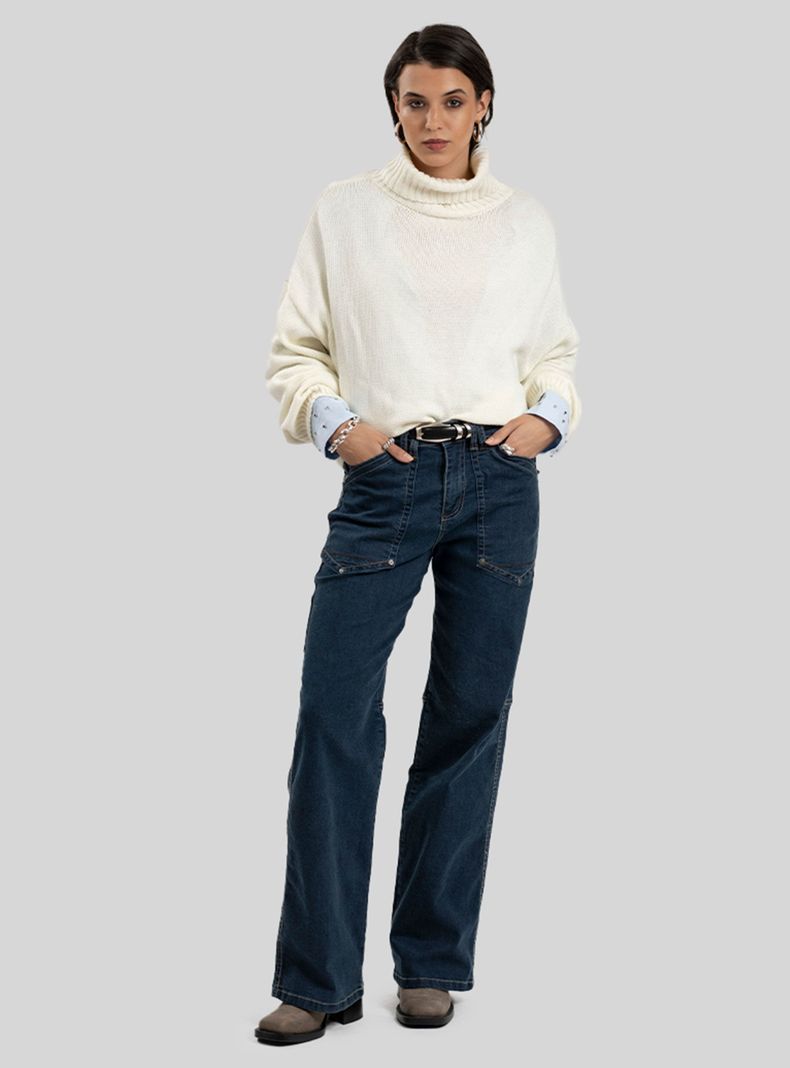 Jeans Ame Recto Tiro Medio-3