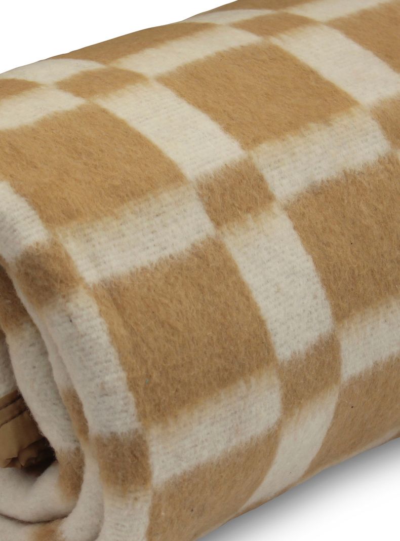 Frazada King Classic Beige-1