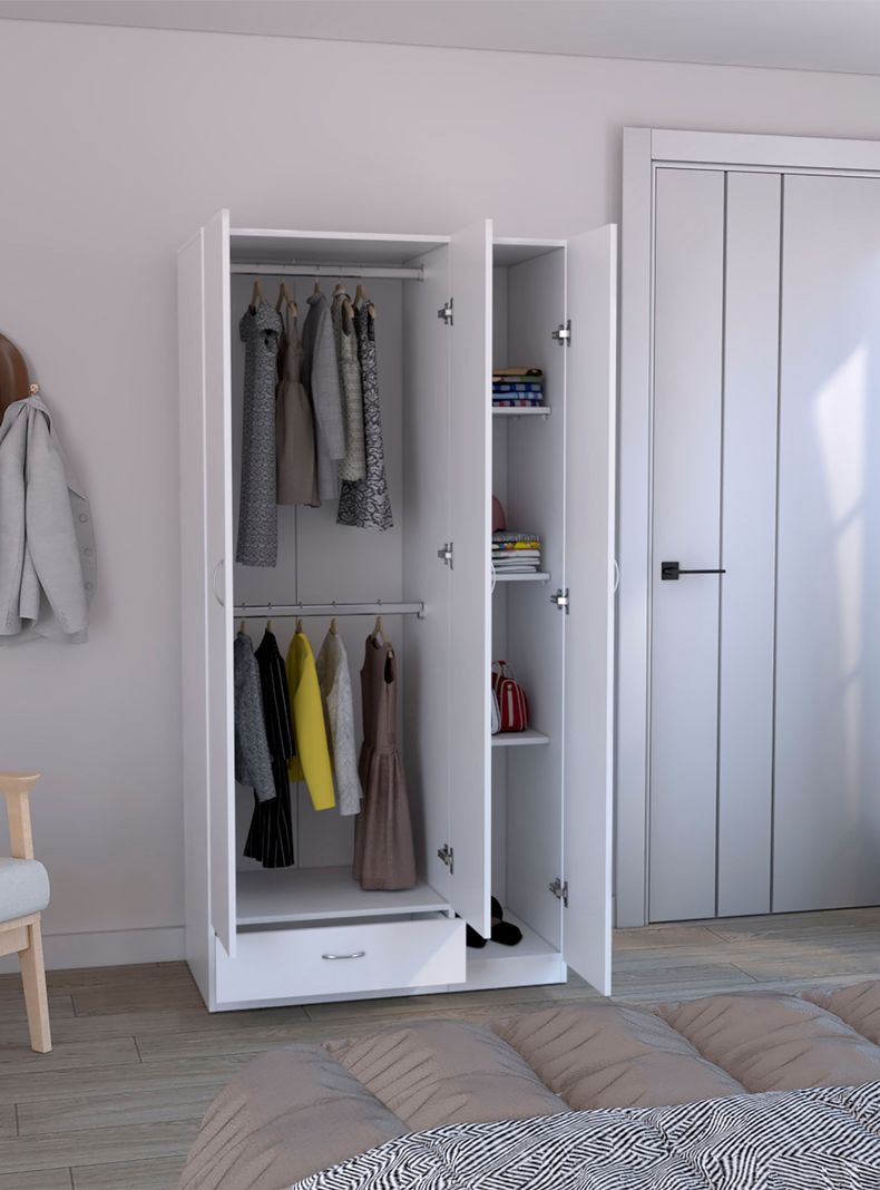 Armario Z-90 3P 1C Blanco-2