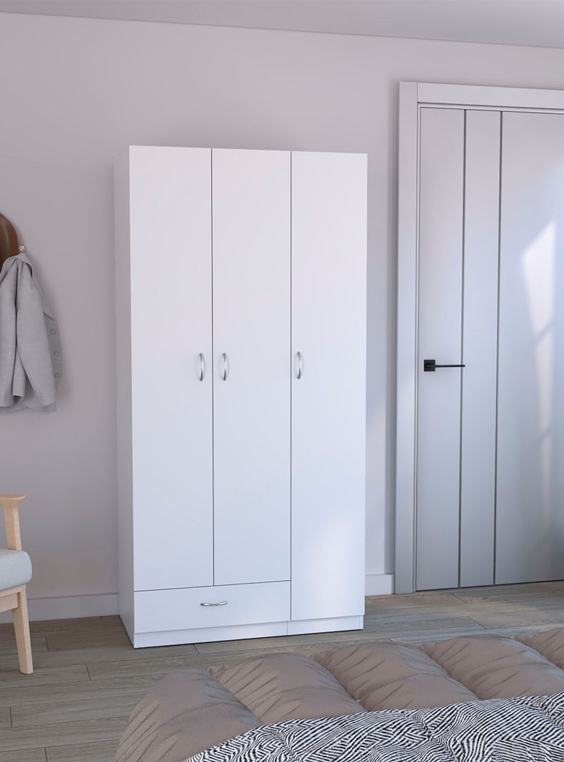 Armario Z-90 3P 1C Blanco-3