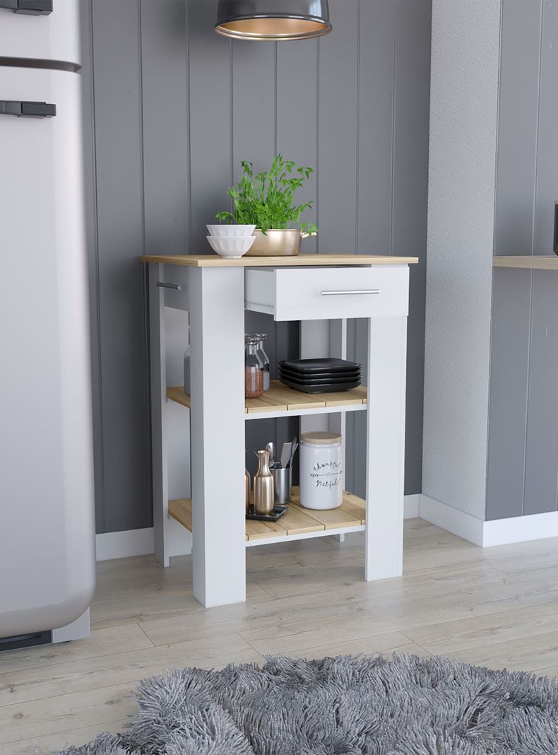 Mueble Isla Cocina Cala 1C Blanco Marquez Macadamia-5