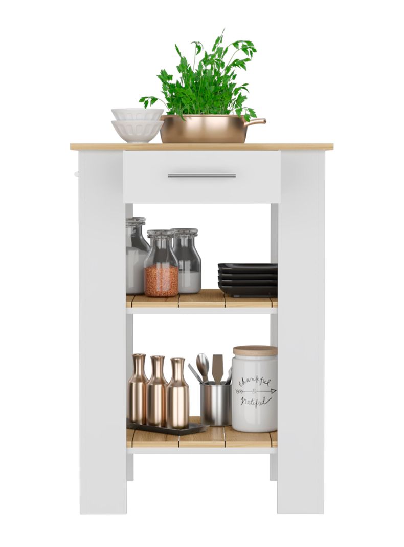 Mueble Isla Cocina Cala 1C Blanco Marquez Macadamia-0