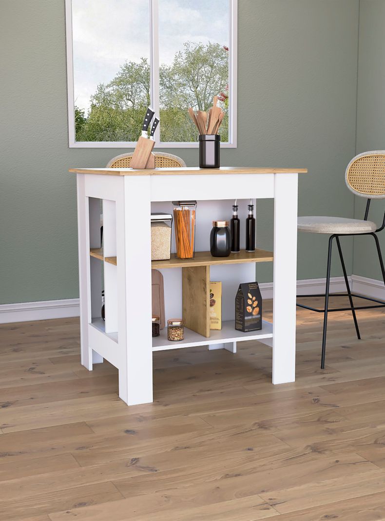 Mueble Isla de Cocina Soler Blanco Marquez-4