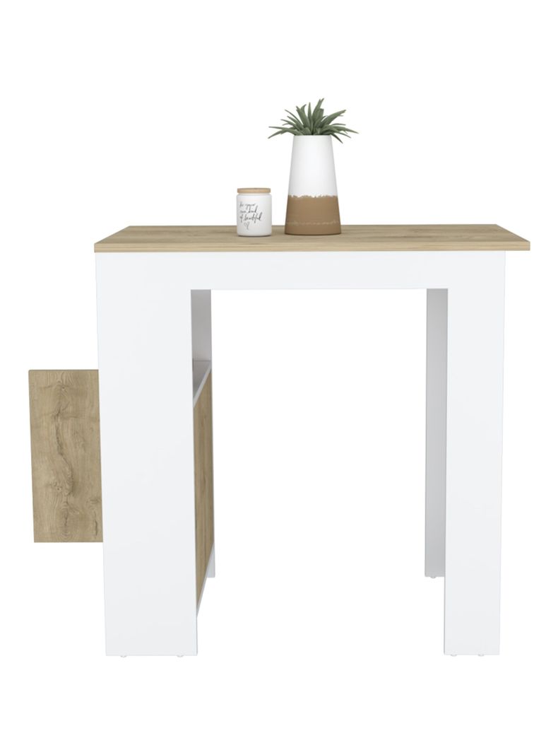Mueble Isla Cocina Stirling 1P Blanco Marquez Macadamia-2