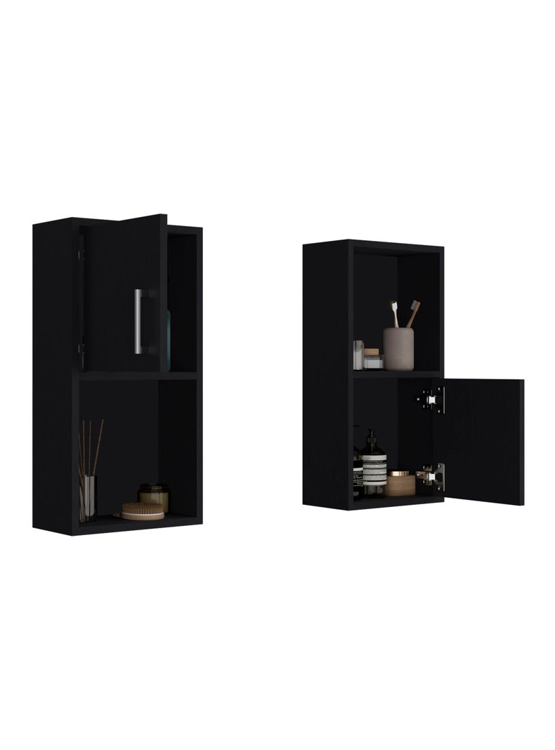 Mueble Auxiliar Bath 2 Piezas 2P Wengue-2