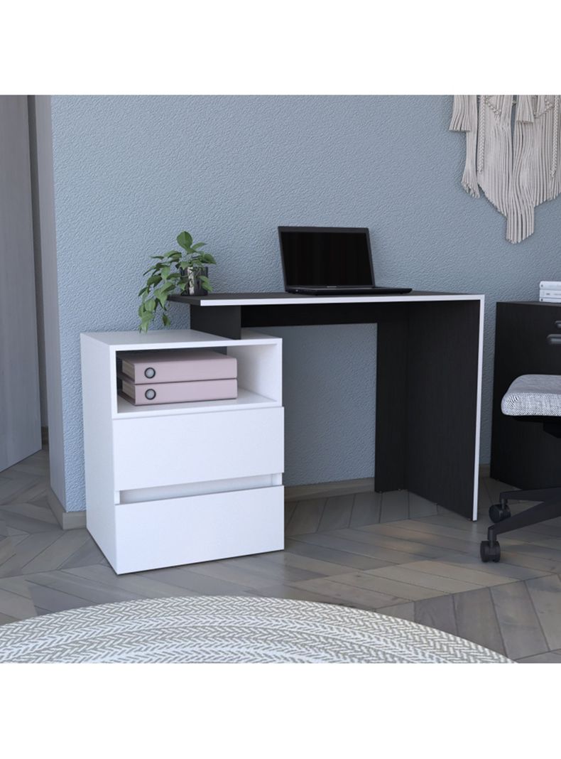 Escritorio Rookie 2C Blanco Wengue-5