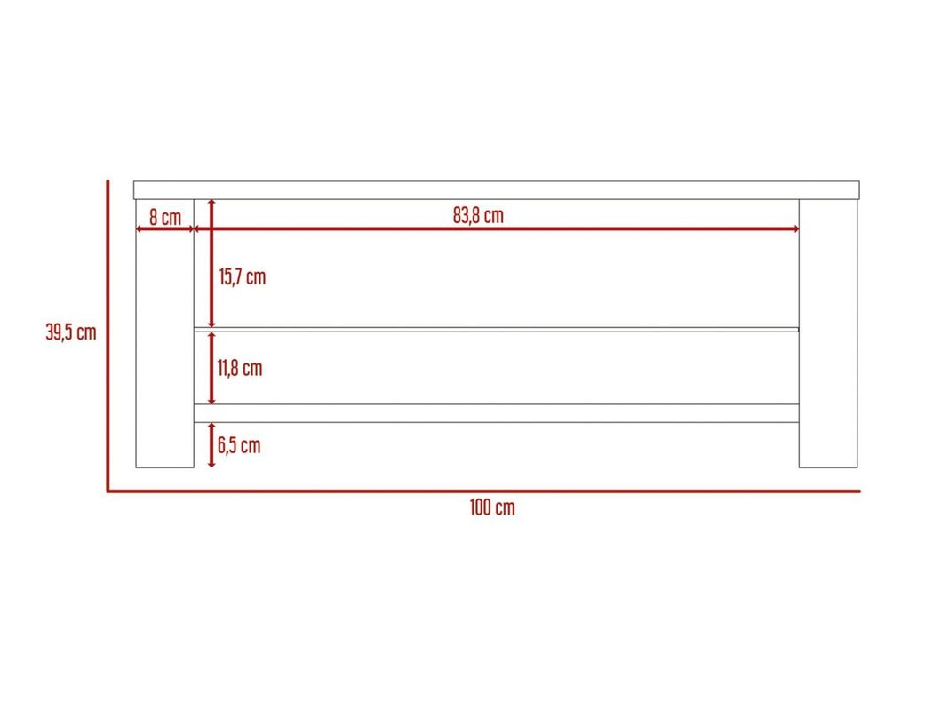 Mesa TuHome de Centro Athina 100x45x39 cm TuHome-5