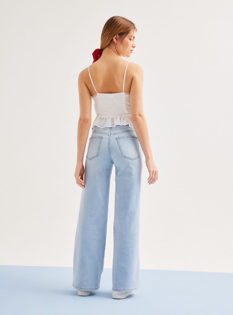 Jeans Tachas Bolsillos Delanteros-5
