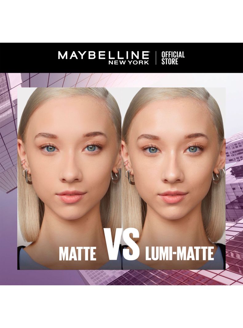 Base de Maquillaje Maybelline New York Super Stay Lumi Matte 125-3