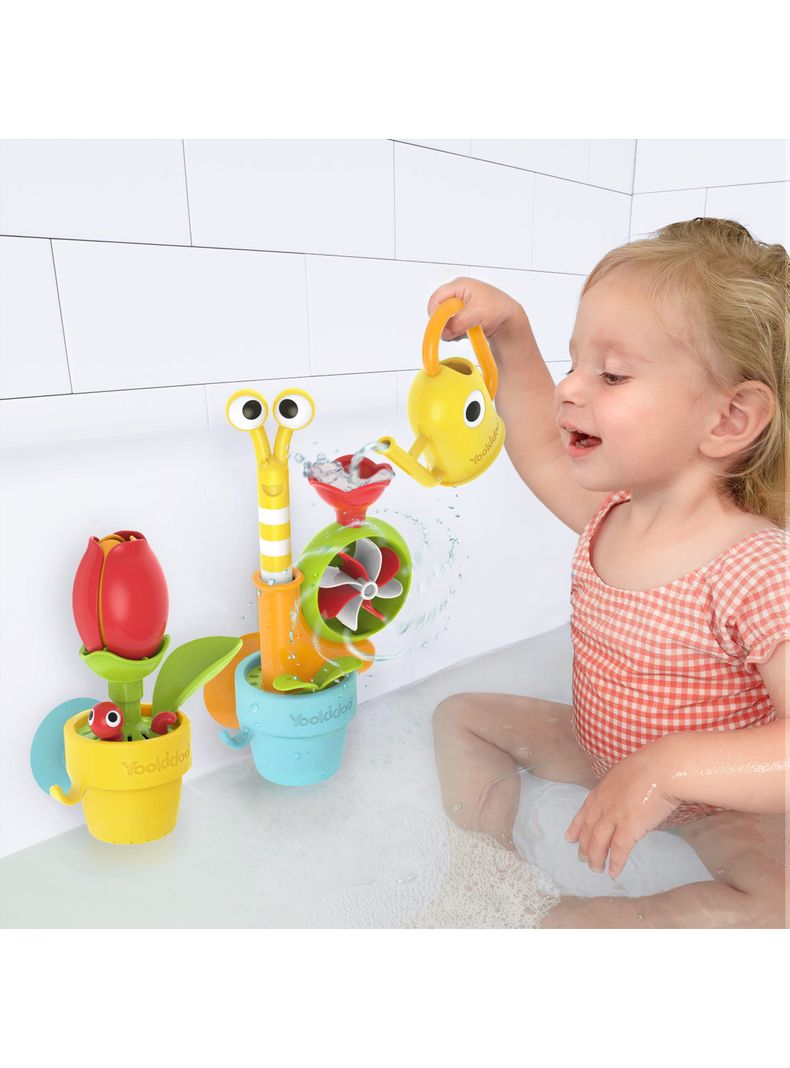 Juguete de Baño Caracol y Abejita Yookidoo-4