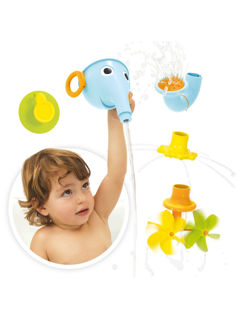 Juguete de Baño Bebe Elefante Celeste Yookidoo-2