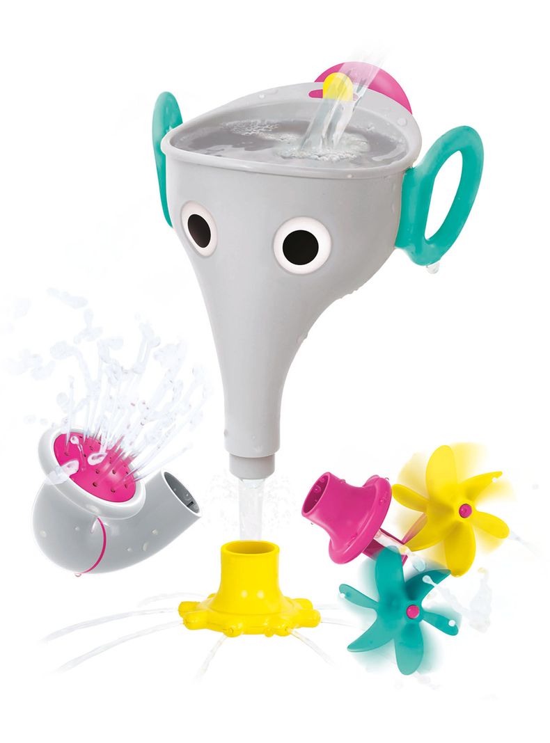 Juguete de Baño Bebe Elefante Gris Yookidoo-0