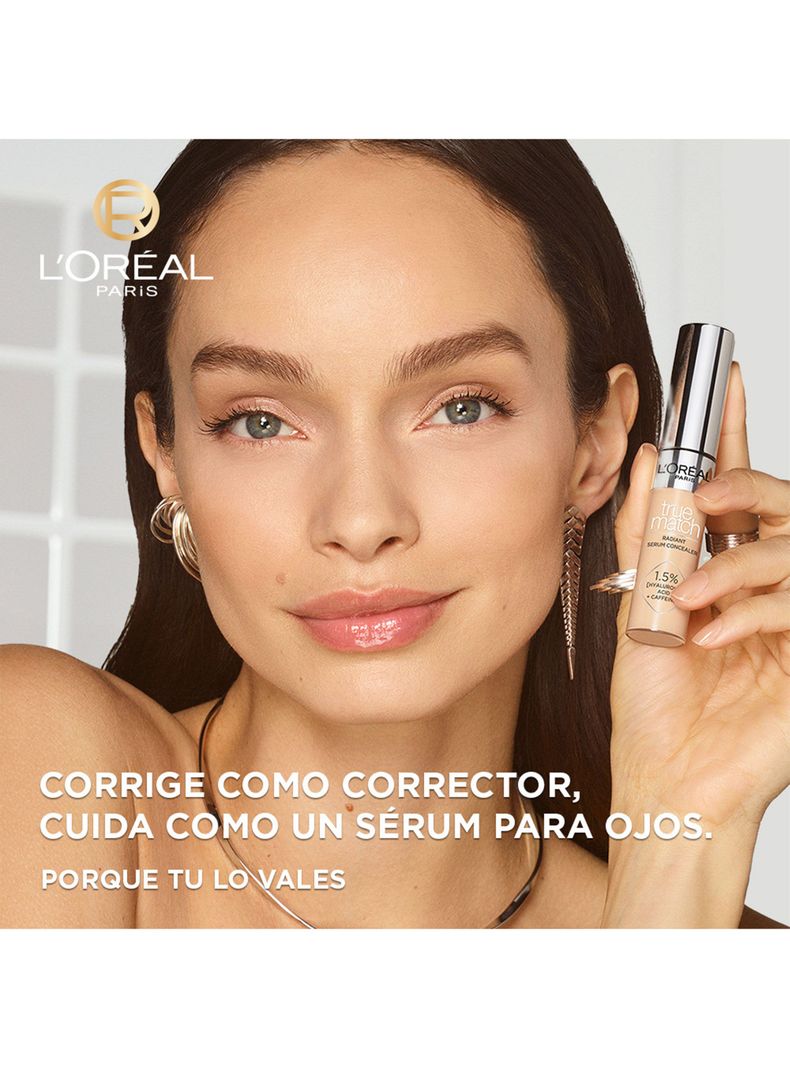Corrector True Match Radiant Serum Concealer 8N Medium Deep-4