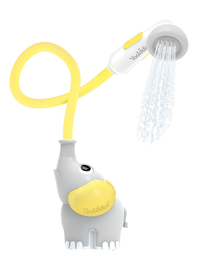 Juguete de Baño Bebe Elefante Amarillo Yookidoo-0