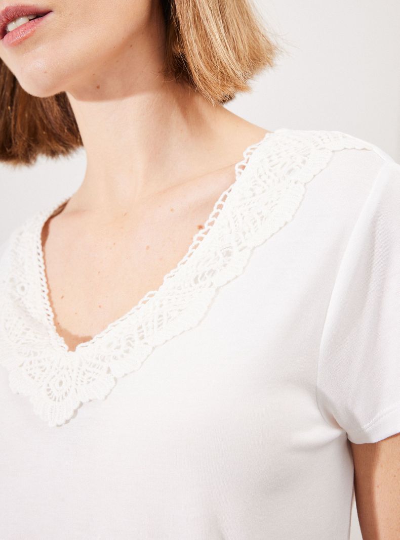 Polera con Detalle de Macramé en Escote-3