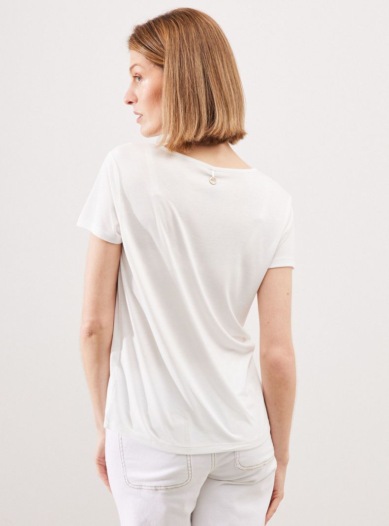 Polera con Detalle de Macramé en Escote-1
