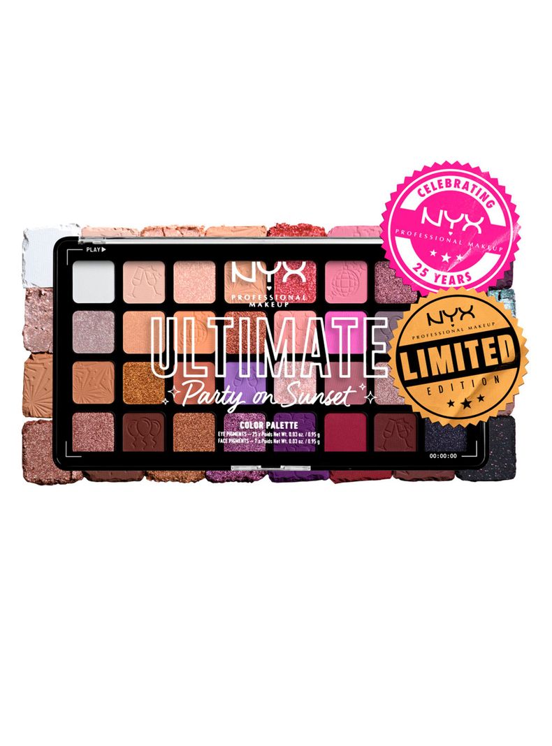 Paleta de Sombras Ultimate Shadow Palette Birthday Party On Sunset-3