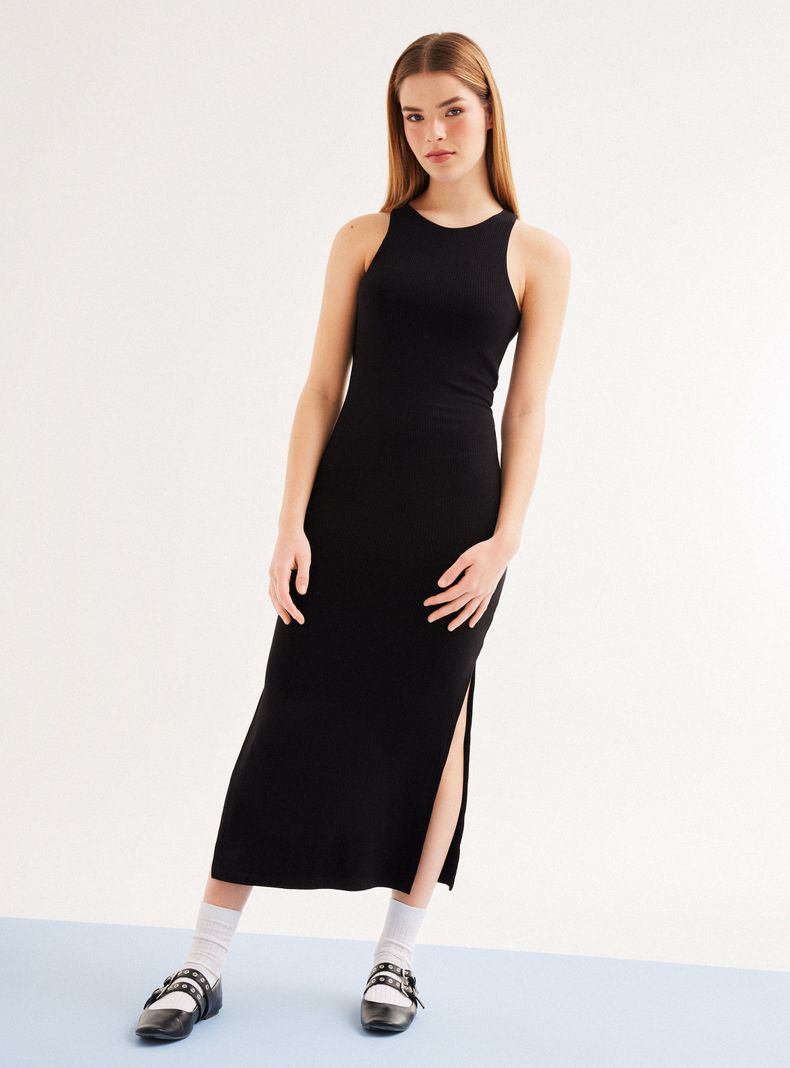Vestido Halter Ajustado-4