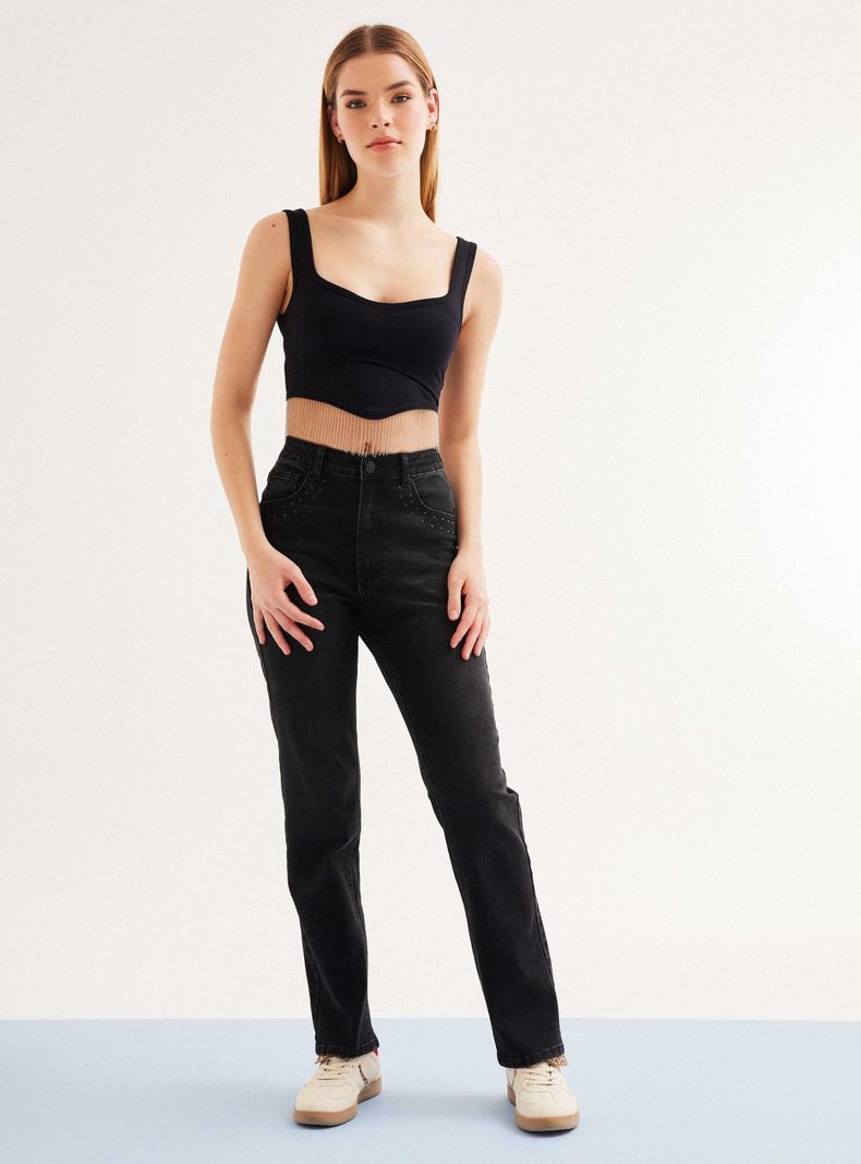 Polera Top Corset Detalle en Basta-4
