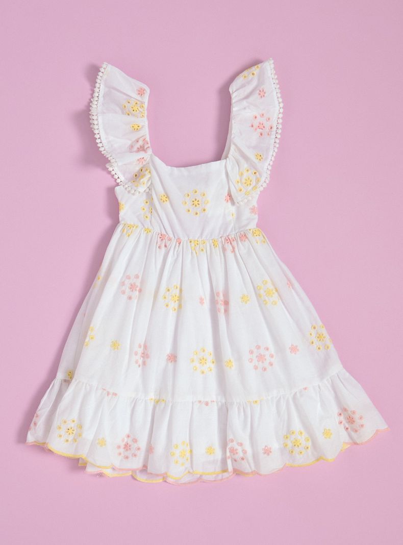 Vestido Vuelos Broderie Color-0