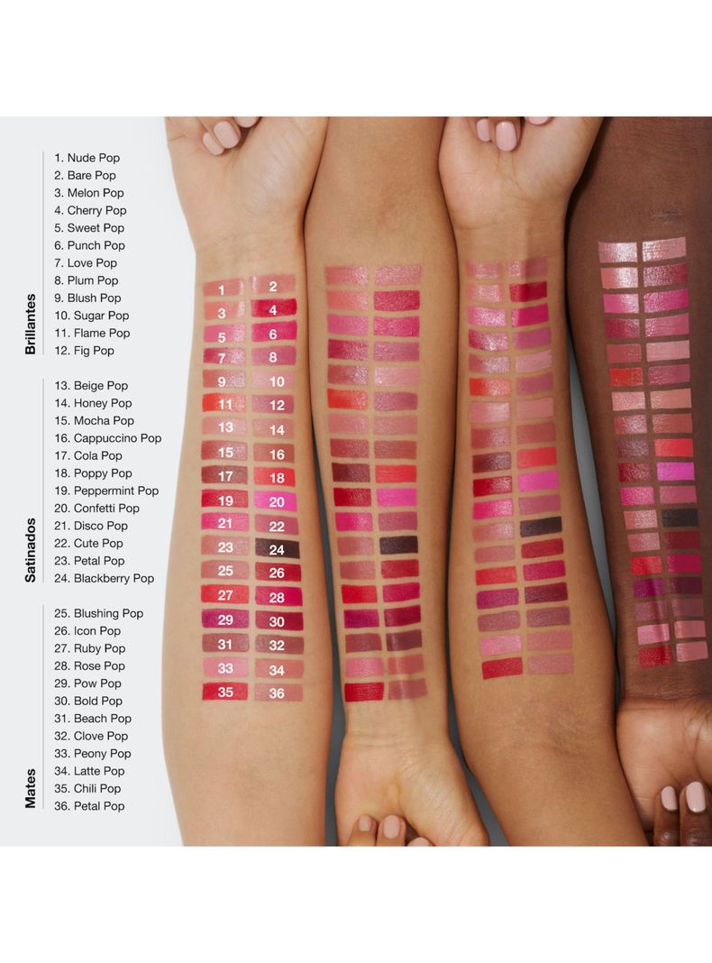 Labial Clinique Pop Longwear Lipstick Shine Sweet Pop 3.9 g-5