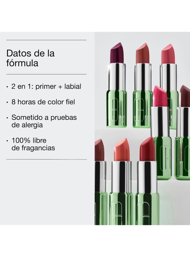 Labial Clinique Pop Longwear Lipstick Shine Plum Pop 3.9 g-5