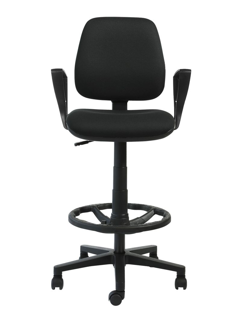Silla Cajero Rudy con Brazos Negro-0