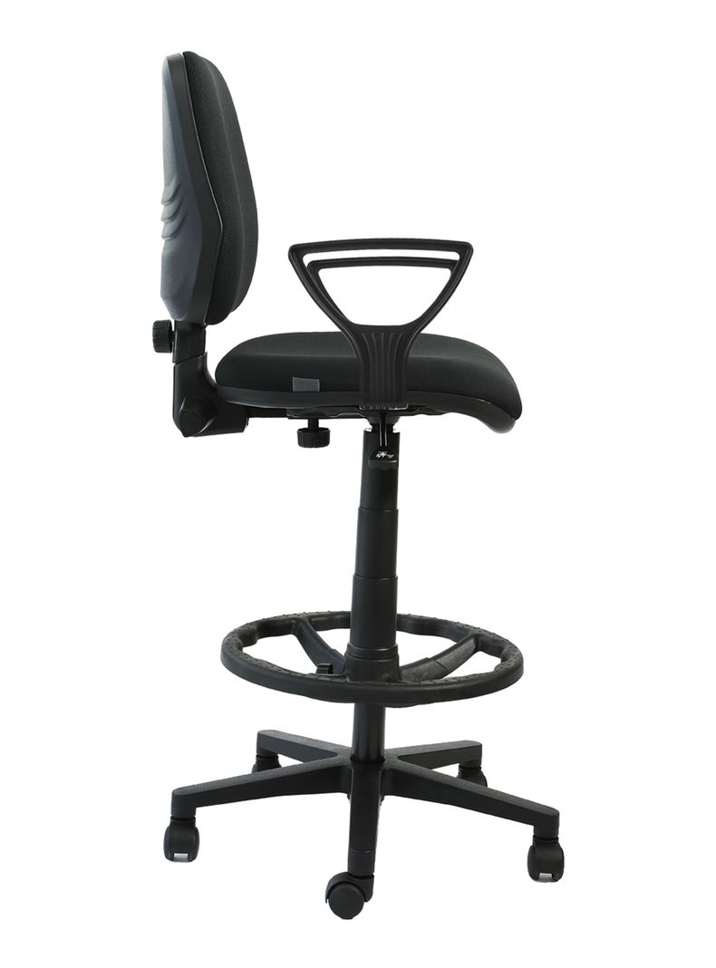 Silla Cajero Rudy con Brazos Negro-4