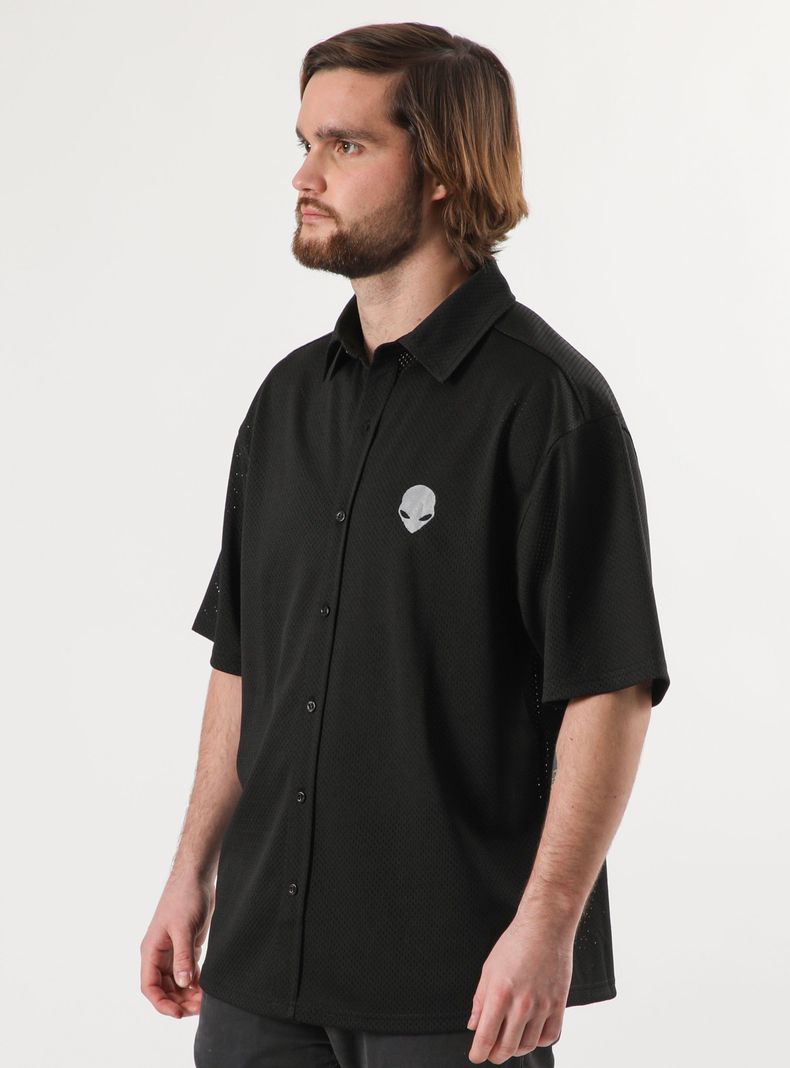Camisa Manga Corta Print Logo Espalda-2